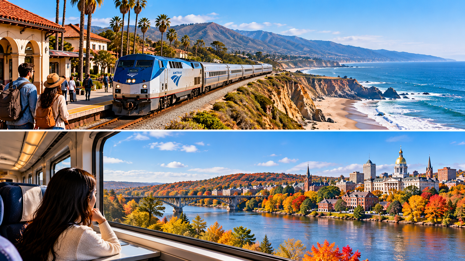 Amtrak Day Trip Ideas: Easy Train Trips Across the USA